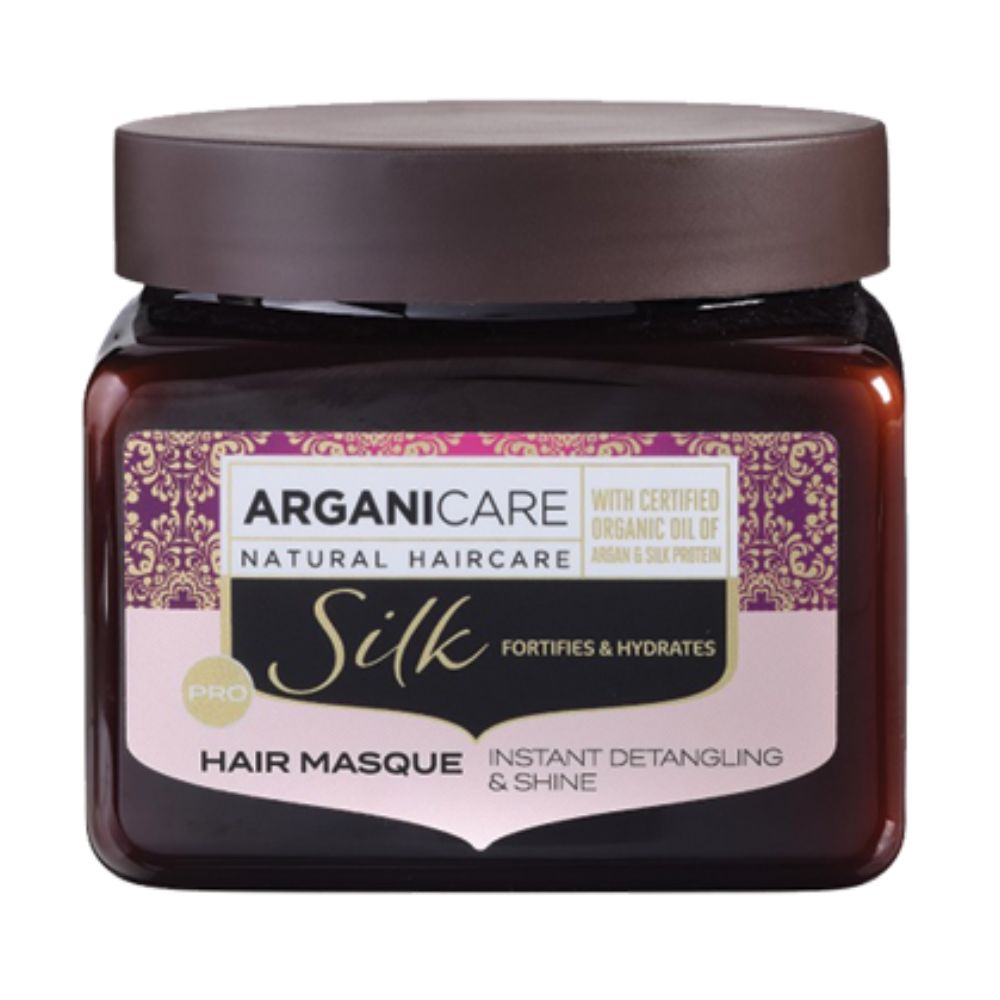 Arganicare Silk maska rozplątująca włosy z jedwabiem 500 ml