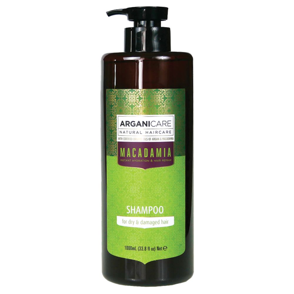 Arganicare Macadamia szampon do suchych i zniszczonych włosów 1000 ml