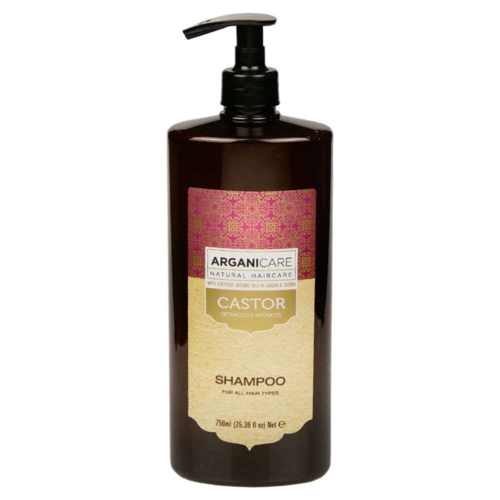 Arganicare Castor Oil szampon stymulujący porost włosów 750 ml