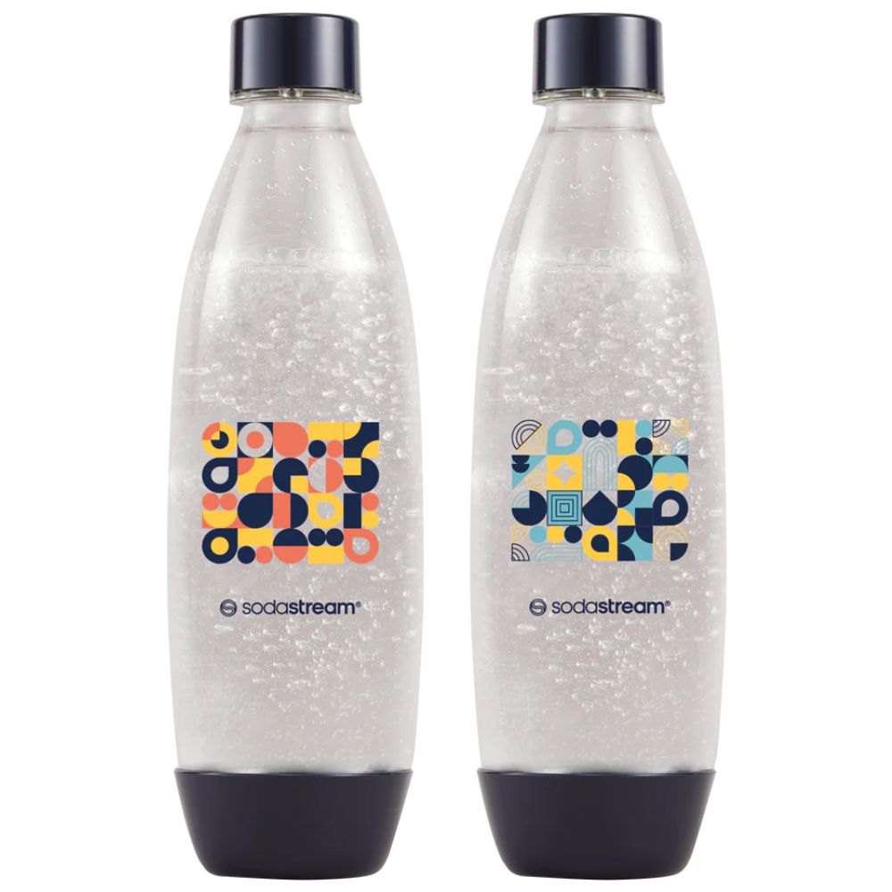 Sodastream Butelki Dwupak Fuse Bubble Mosaic 1000 ml 2 sztuki