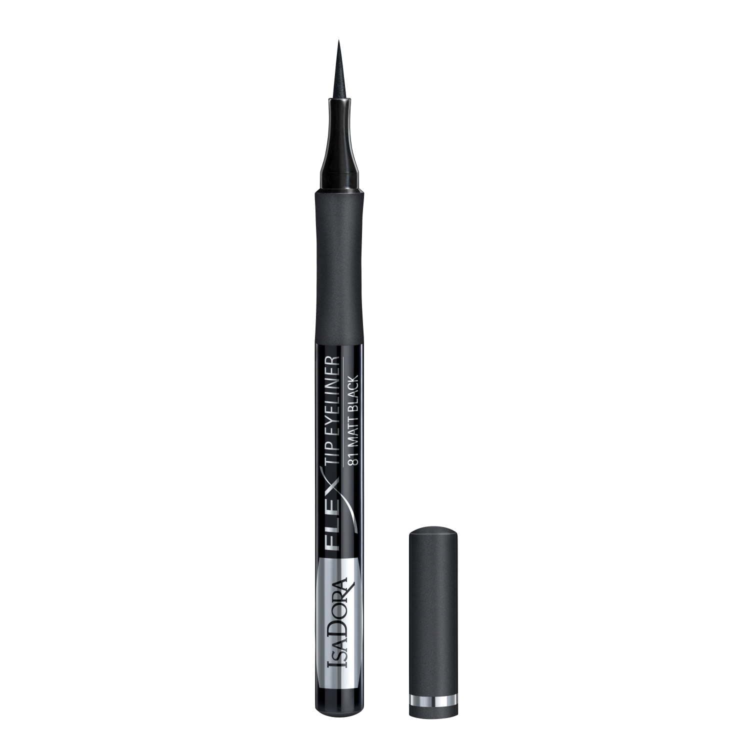 ISADORA FLEX TIP EYELINER MATT BLACK
