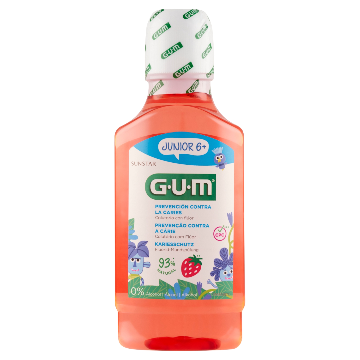 GUM Monster Junior Płyn do płukania jamy ustnej 300 ml