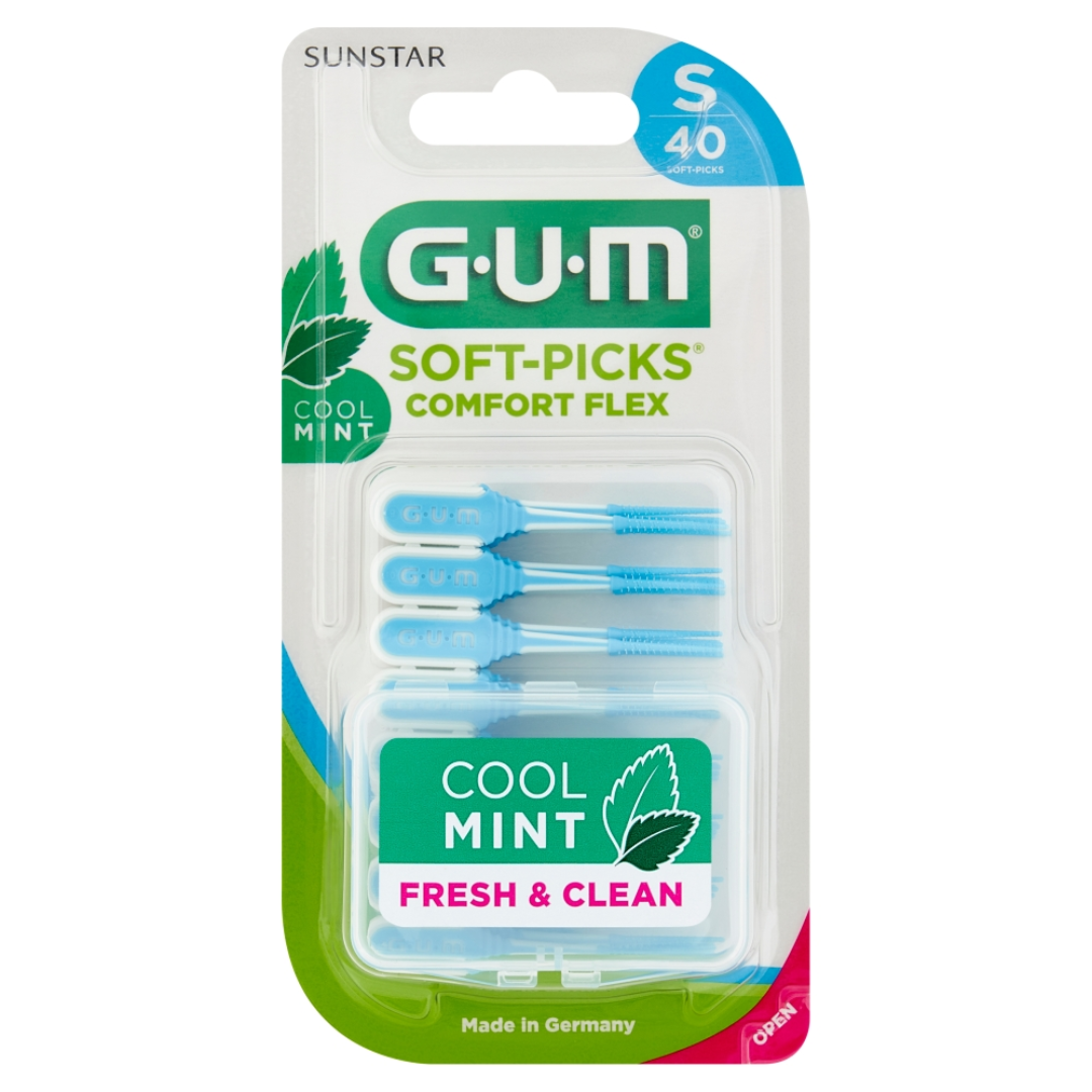 GUM SOFT-PICKS COMFORT FLEX MINT małe szczoteczki międzyzębowe 40 szt
