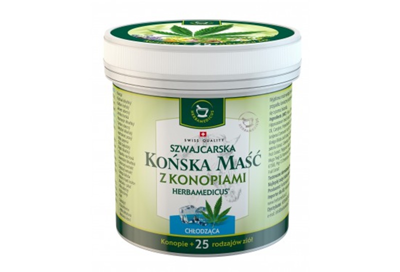 Herbamedicus końska maść chłodząca z konopiami 250ml