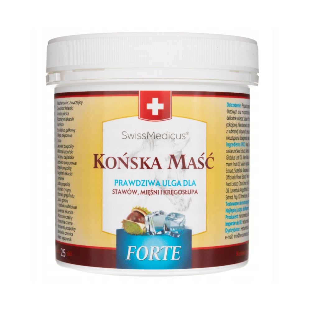 SwissMedicus Końska Maść chłodząca Forte 250 ml