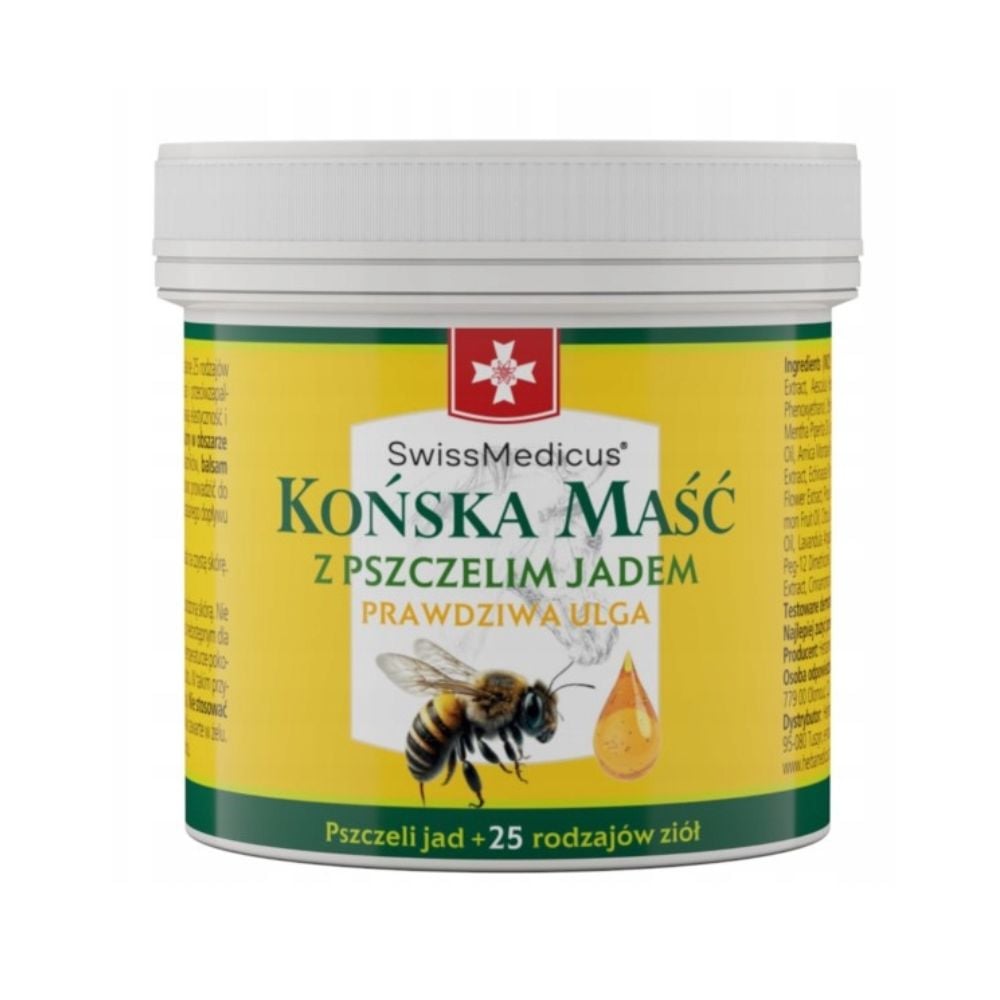 SwissMedicus Końska Maść z pszczelim jadem 150 ml