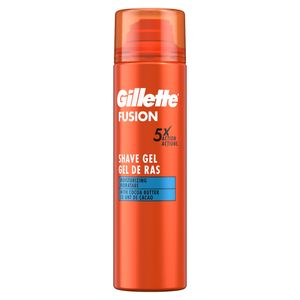 Gillette Fusion Nawilżający żel do golenia z masłem kakaowym dla mężczyzn, 200 ml