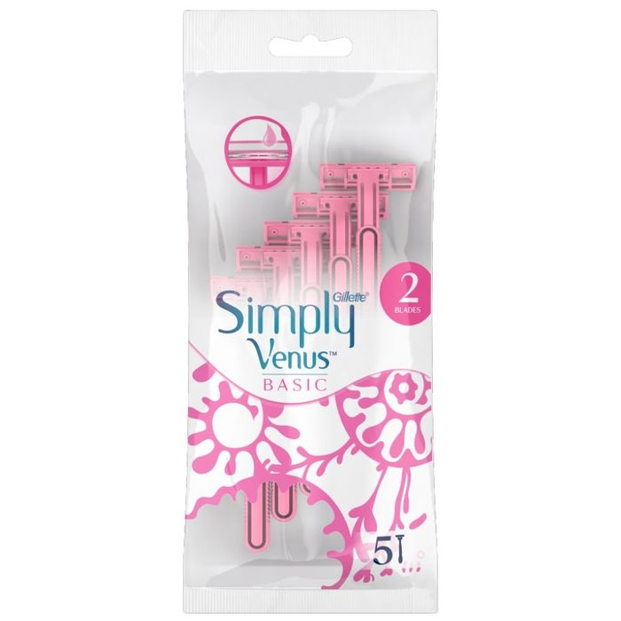 Gillette Simply Venus 2 maszynki do golenia 5 sztuk main product photo