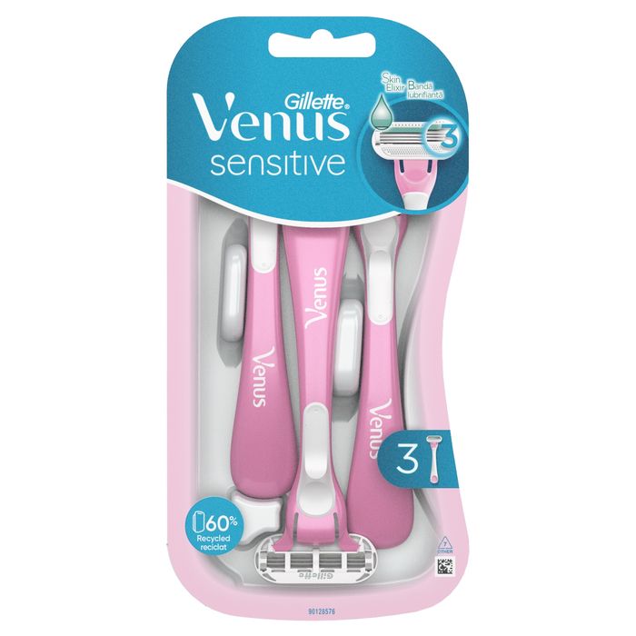 Gillette Venus Sensitive Maszynki jednorazowe, liczba sztuk w opakowaniu: 3 main product photo