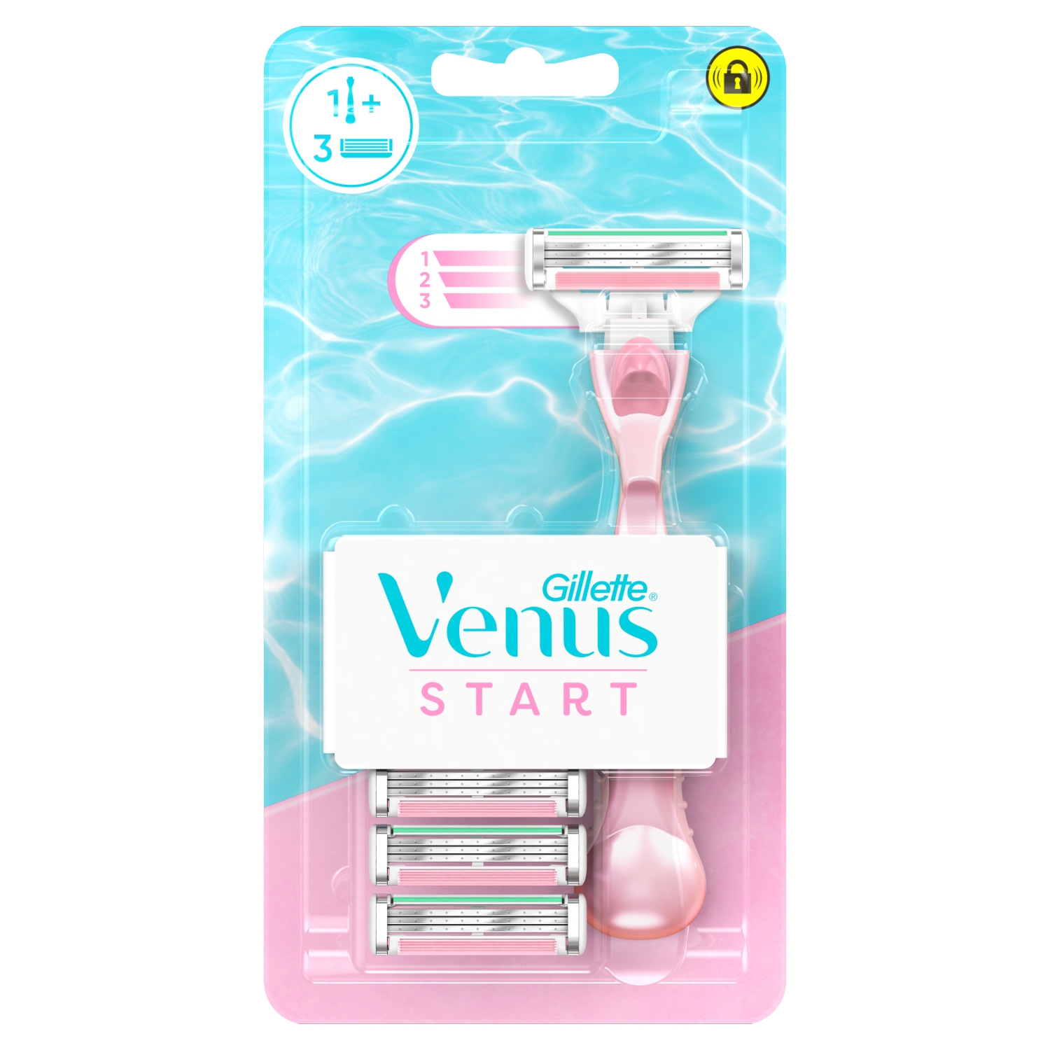 Gillette Venus Start Maszynka dla kobiet - 3 Ostrza