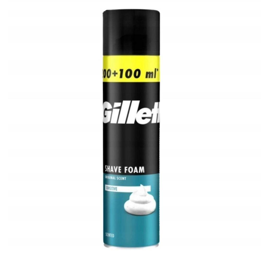 Gilette Sensitive pianka do golenia 300 ml