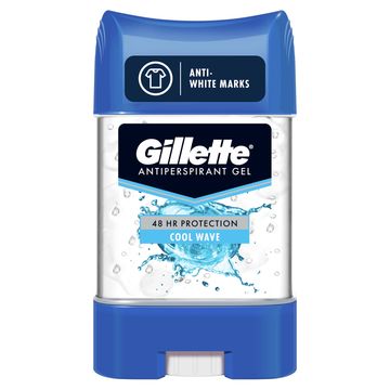 Gillette Cool Wave Przezroczysty ĹĽel dla mÄ™ĹĽczyzn, antyperspirant i dezodorant