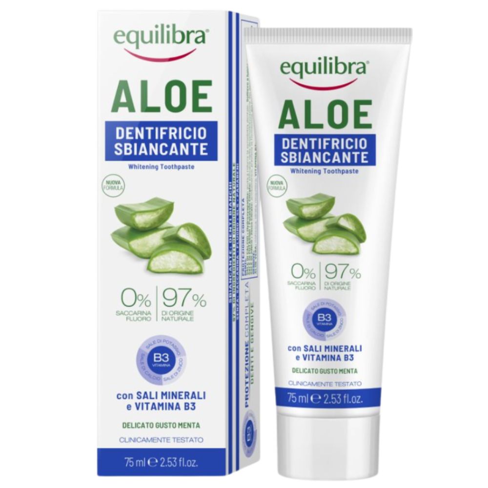 Equilibra Aloesowa pasta do zębów wybielająca 75ml