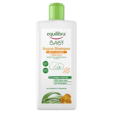equilibra Baby Delikatny szampon do włosów i ciała dla dzieci 250 ml
