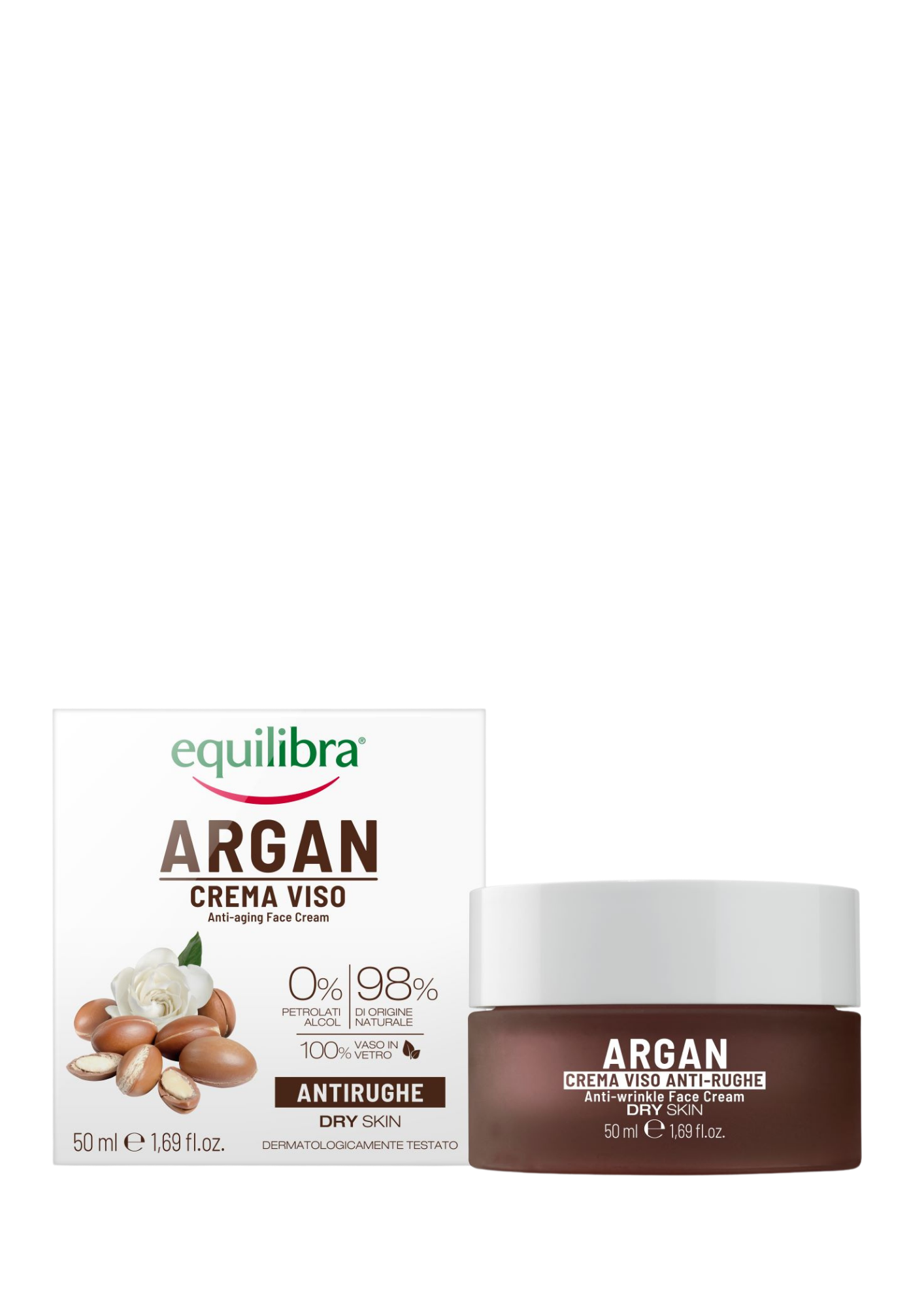 Equilibra Arganowy przeciwzmarszczkowy krem do twarzy 50 ml