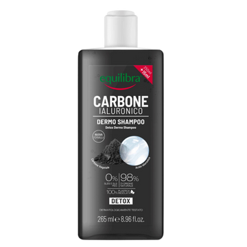 Equilibra Oczyszczający szampon do włosów z aktywnym węglem 250 ml