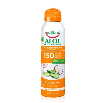  Equilibra Aloe Krem Przeciwsłoneczny W Sprayu Aloesowy Spf 50+ 150M