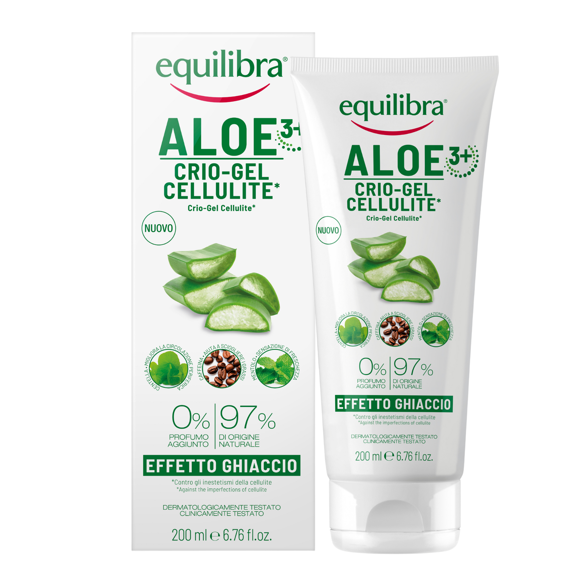 EQUILIBRA Aloesowy chłodzący żel antycellulitowy 3+ 200 ml