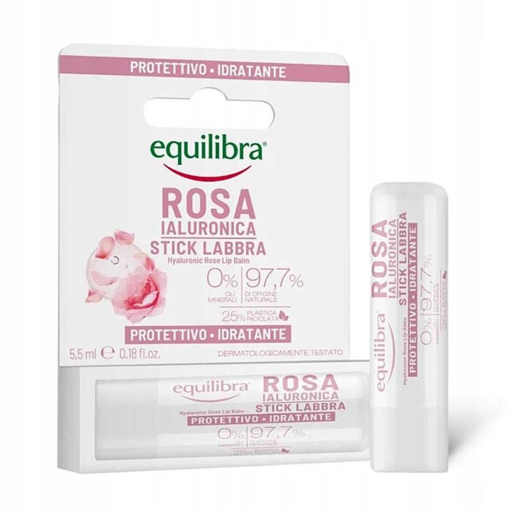 Equilibra Equilibra Hyaluronic Rose – balsam do ust z kwasem hialuronowym i różą 5,5ml