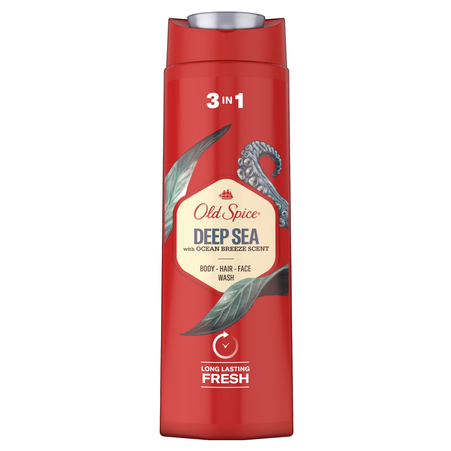 Old Spice Deep Sea Żel Pod Prysznic I Szampon Dla Mężczyzn 400 ml, 3 W 1