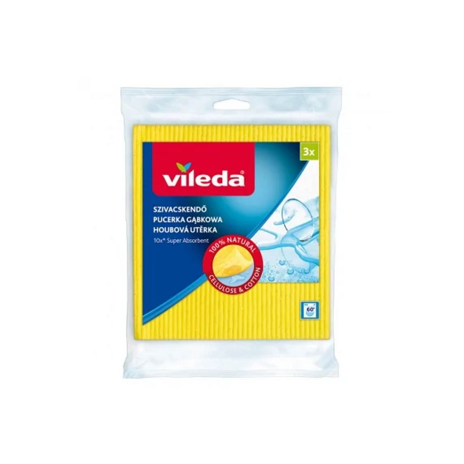 VILEDA PUCERKA GĄBKOWA 3SZT main product photo
