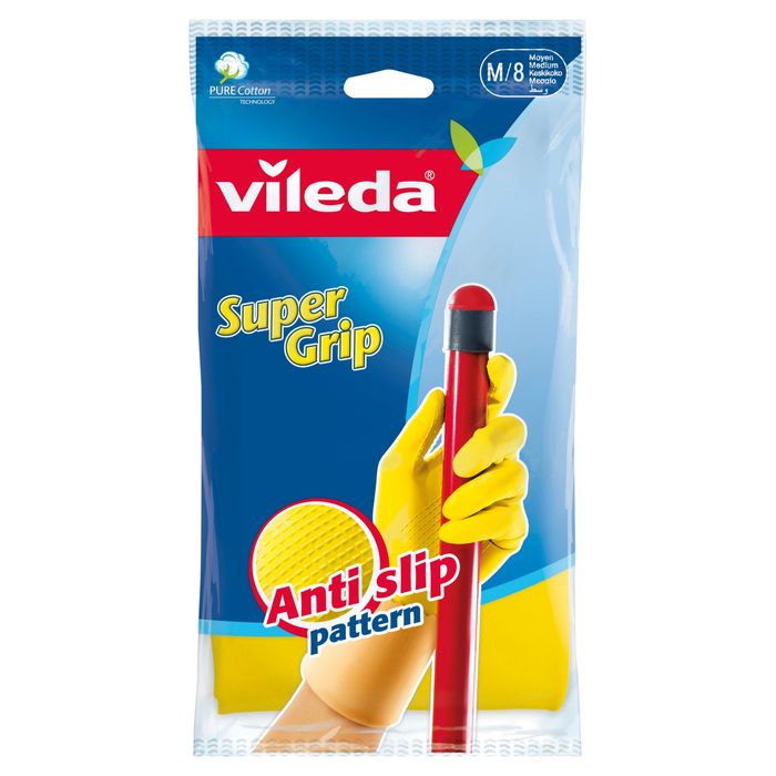 Vileda Super Grip Rękawice M/8 main product photo