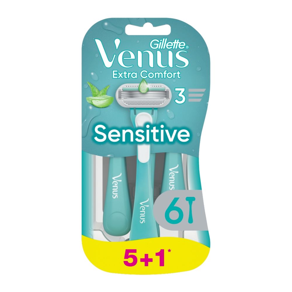 Gilette Venus Extra Comfort Sensitive maszynki do golenia 6 sztuk