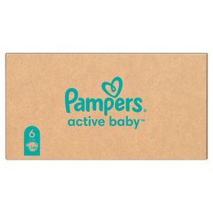 Pampers Active Baby, rozmiar 6, 128 pieluszek, 13kg-18kg