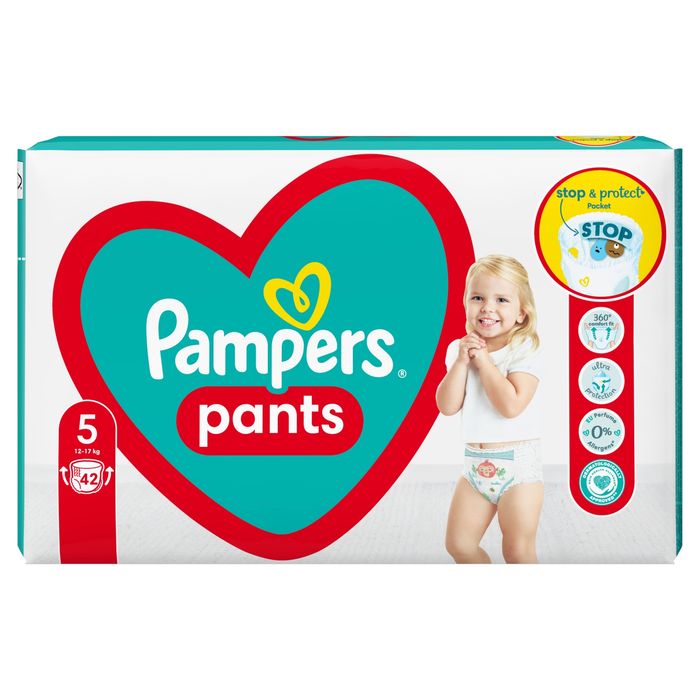 Pampers Pants Pieluchomajtki, rozmiar 5, 42 sztuk, 12kg-17kg main product photo