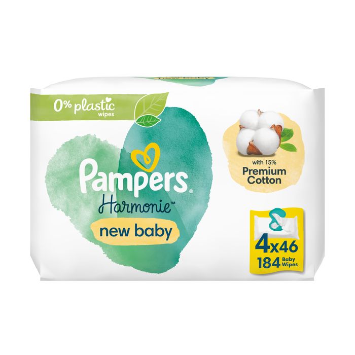 Pampers Harmonie New Baby 184 szt. (4x46 szt.) main product photo