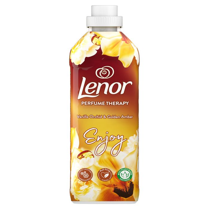 Lenor Płyn do płukania tkanin 37 prań, Waniliowa orchidea i złoty bursztyn main product photo