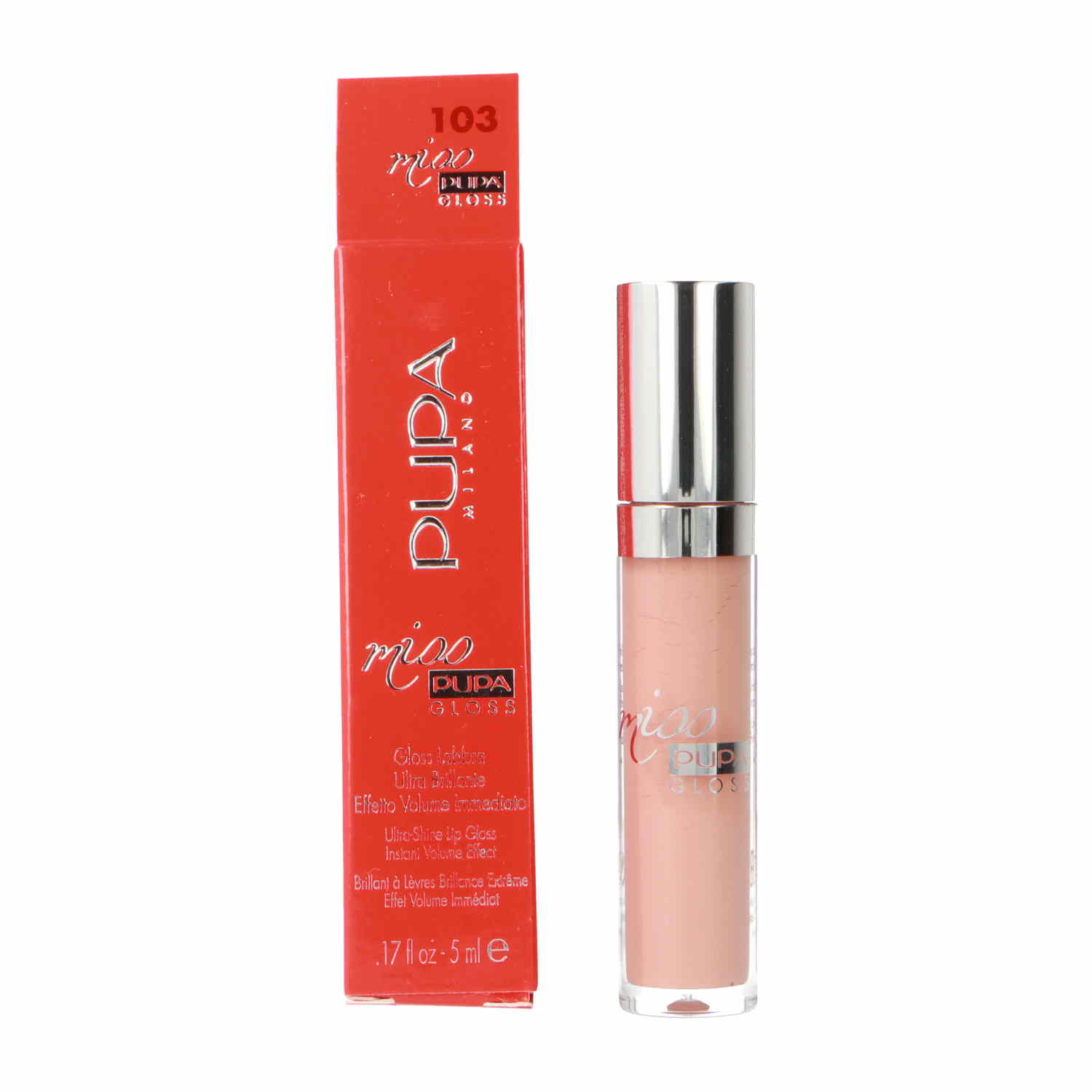 PUPA MISS PUPA GLOSS 103 FOR NUDE 5 ML main product photo