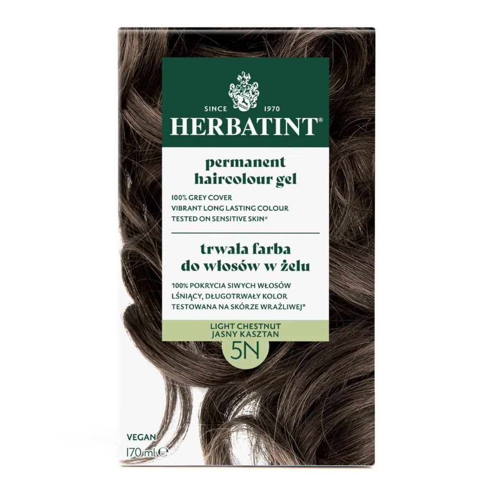 Herbatint Farba do włosów 5N Jasny Kasztan 170 ml