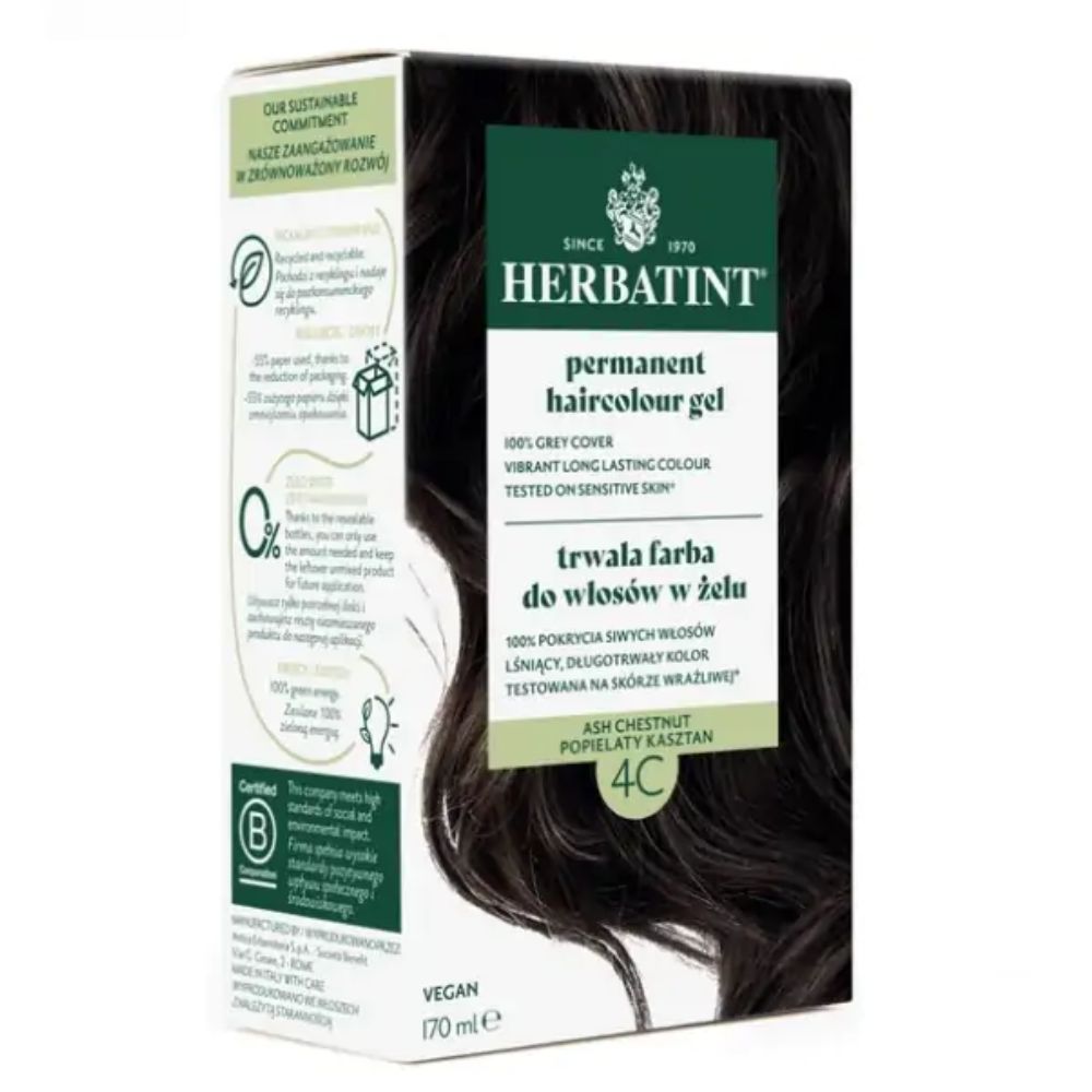 Herbatint Farba do włosów 4C popielaty kasztan 170 ml