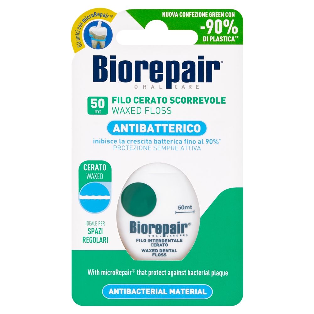 Biorepair woskowana nić dentystyczna 50 m 1 sztuka