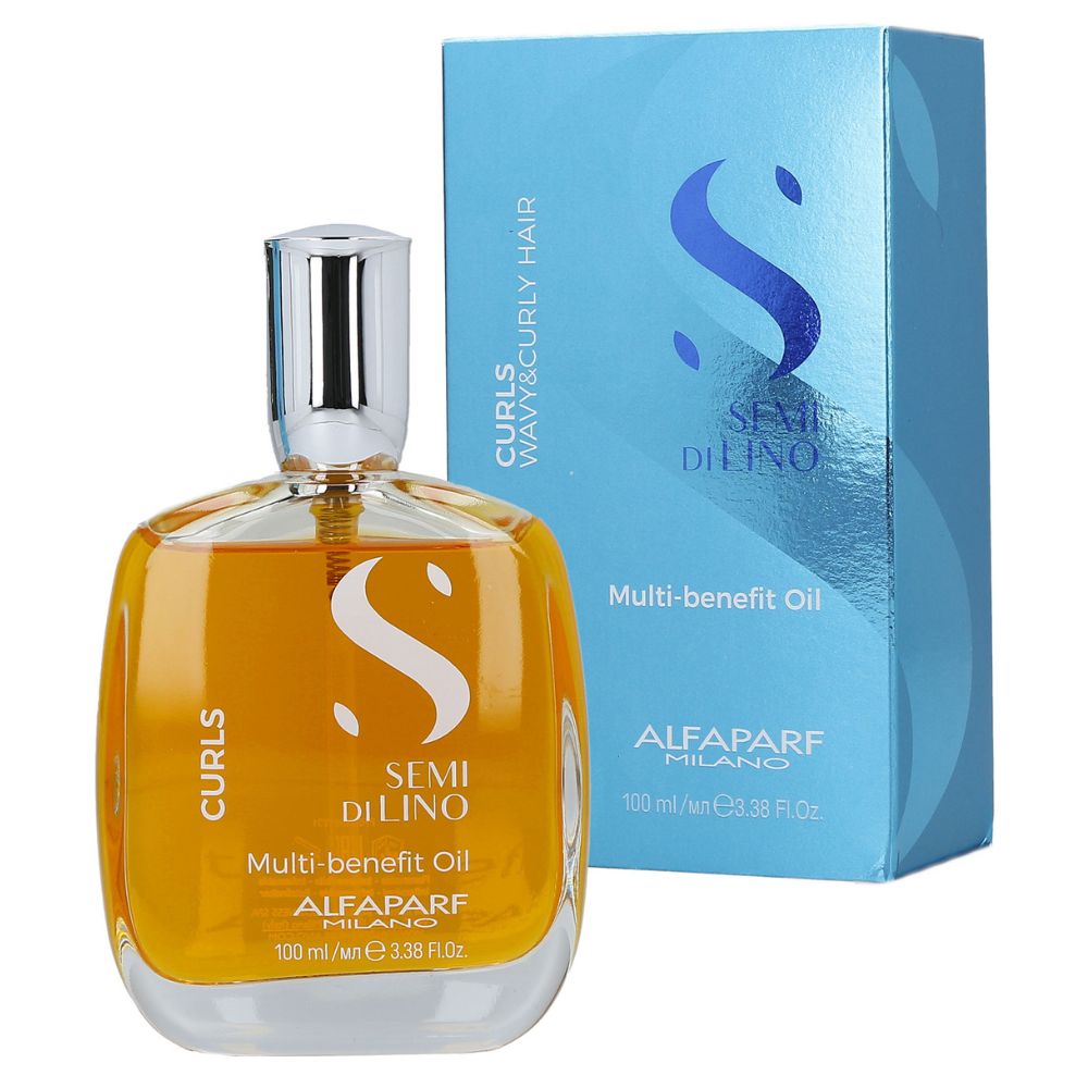 Alfaparf Semi Di Lino Curl Oil olejek do włosów 100 ml