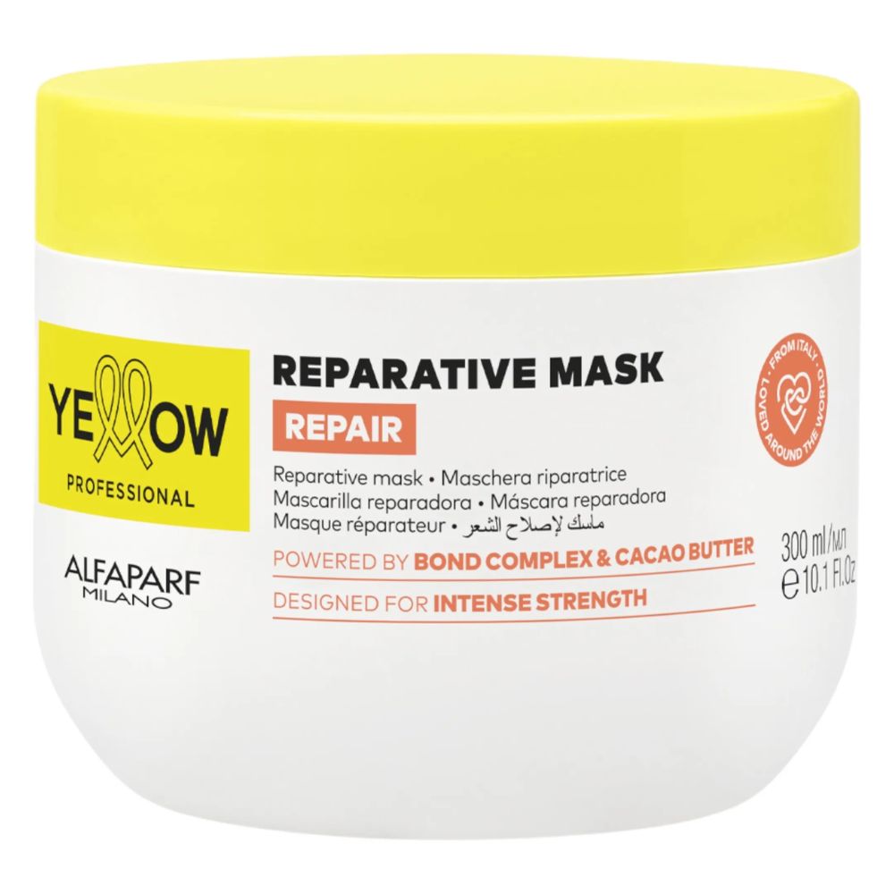 Alfaparf Yellow Repair Maska do włosów zniszczonych 300 ml 