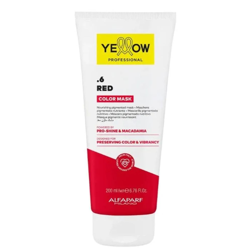 Alfaparf Yellow Color Care Pigment Maska koloryzująca do włosów .6 Red 200 ml