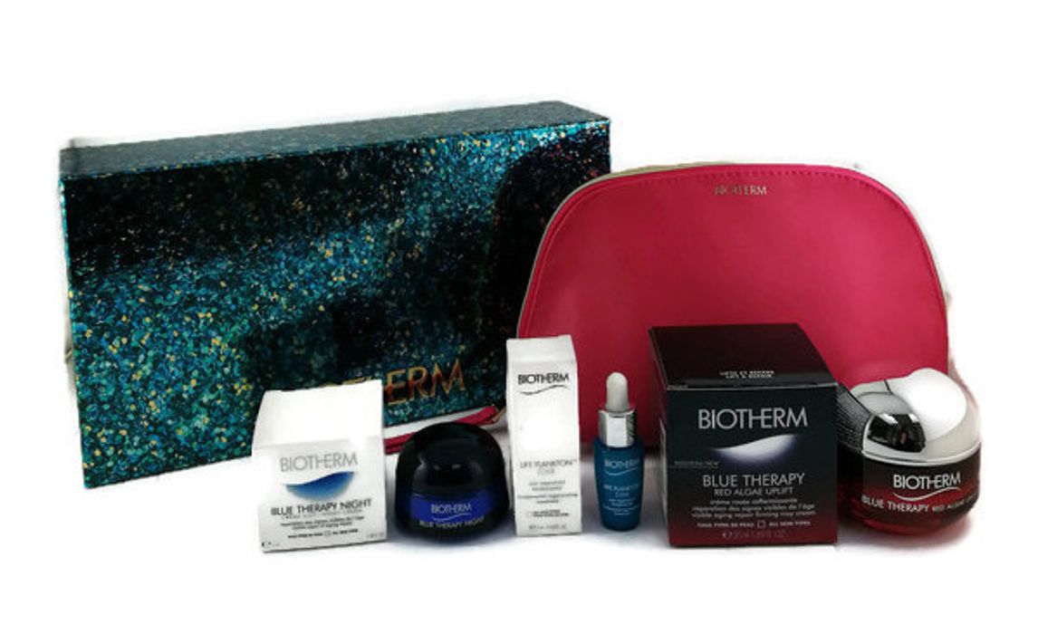 BIOTHERM SET BLUE THERAPY RED ALGAE UPLIFT 50MLLIFE PLANKTON ELIXIR 7MLBLUE THERAPY NICHT 15ML main product photo