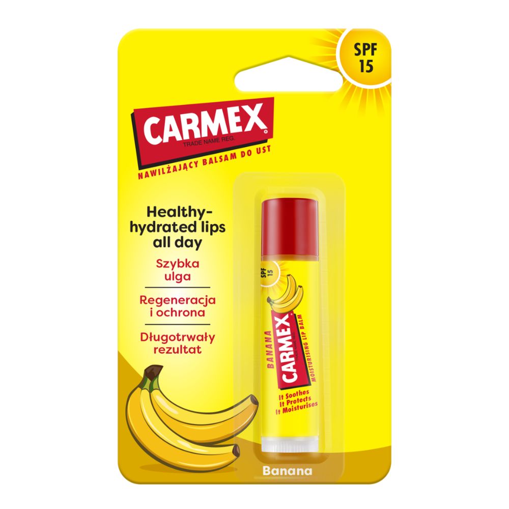 Carmex Banan nawilżający balsam do ust 4,25 g