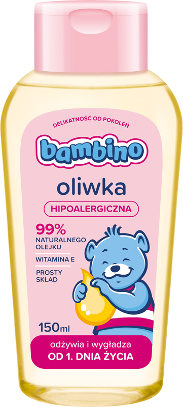 Bambino oliwka hipoalergiczna 99% naturalnego olejku 150 ml