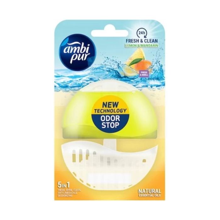Ambi Pur zawieszka do WC Fresh Clean Cytryna i Mandarynka 55 ml main product photo