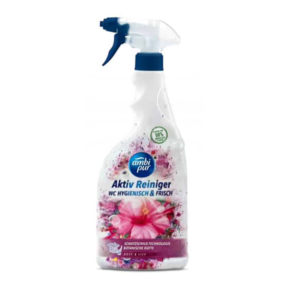 Ambi Pur Spray do czyszczenia WC Hibiskus i Róża 750 ml