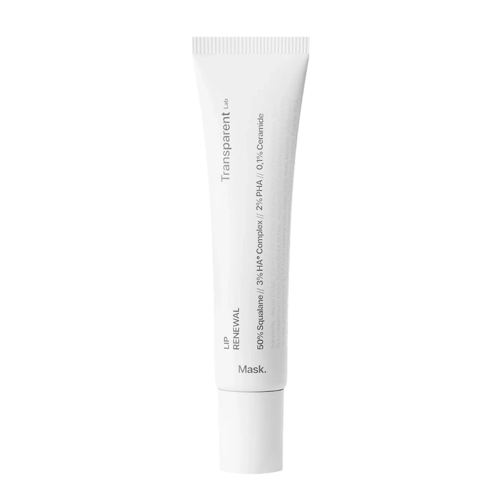 Transparent Lab Lip Renewal regenerująca maska do ust na noc 15 ml