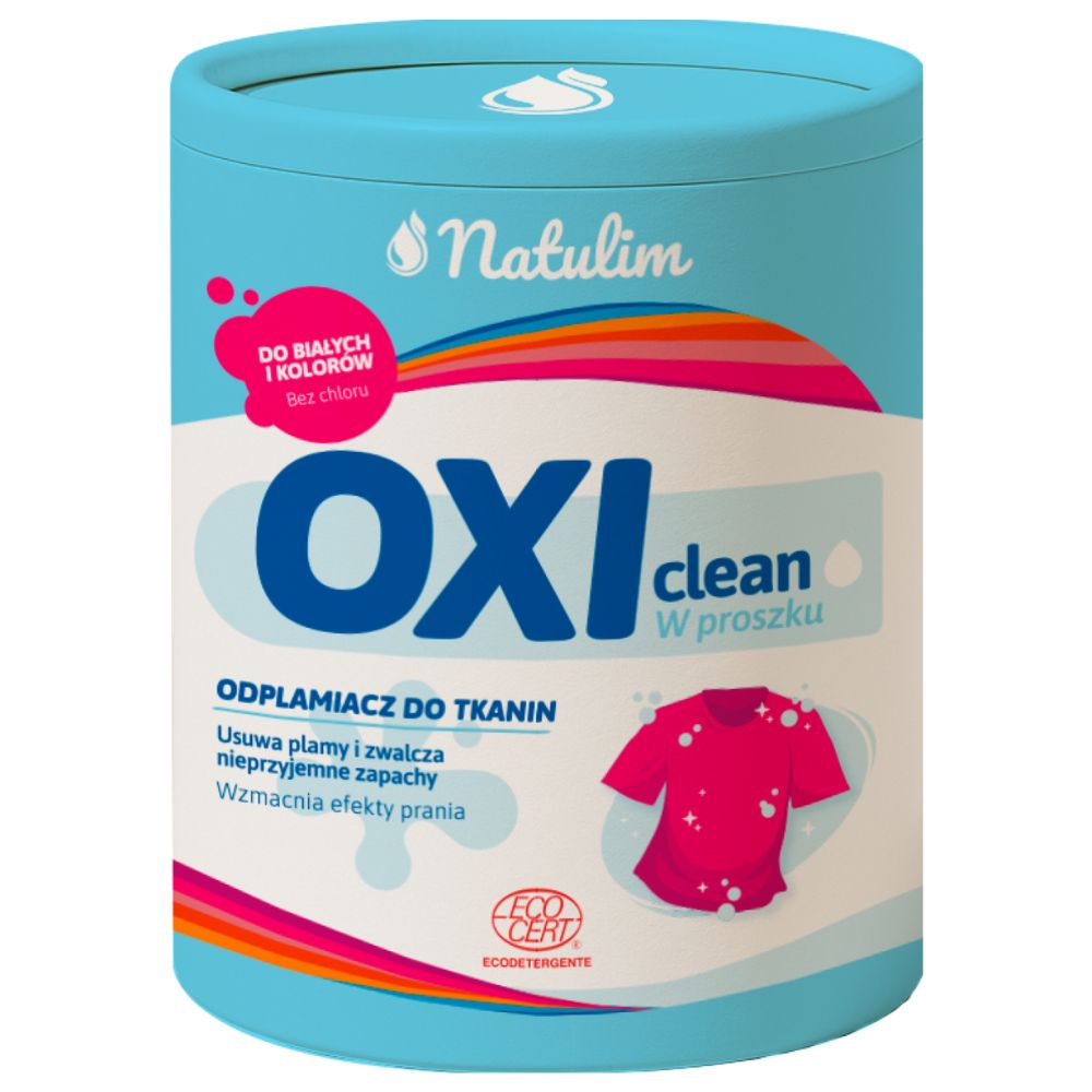 Natulim Oxi White odplamiacz w proszku do białego 500 g