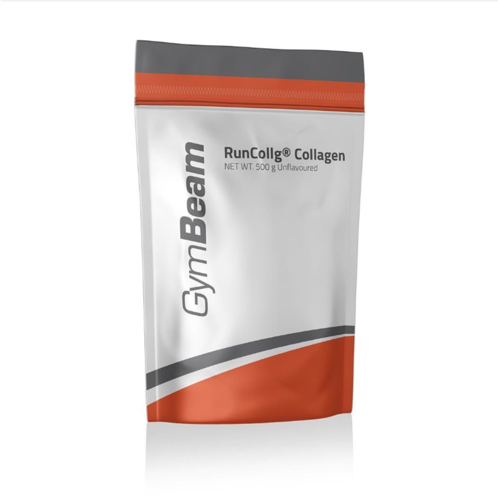GymBeam Hydrolizowany Kolagen RunCollg z witaminą C mango maracuja 500 g 
