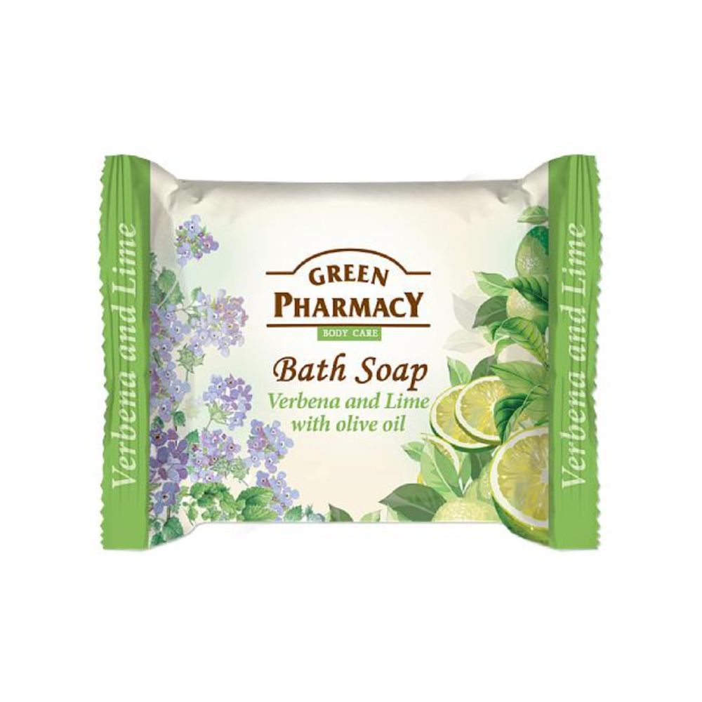 Green Pharmacy Mydło w Kostce werbena, limonka i olejek z oliwek 100 g