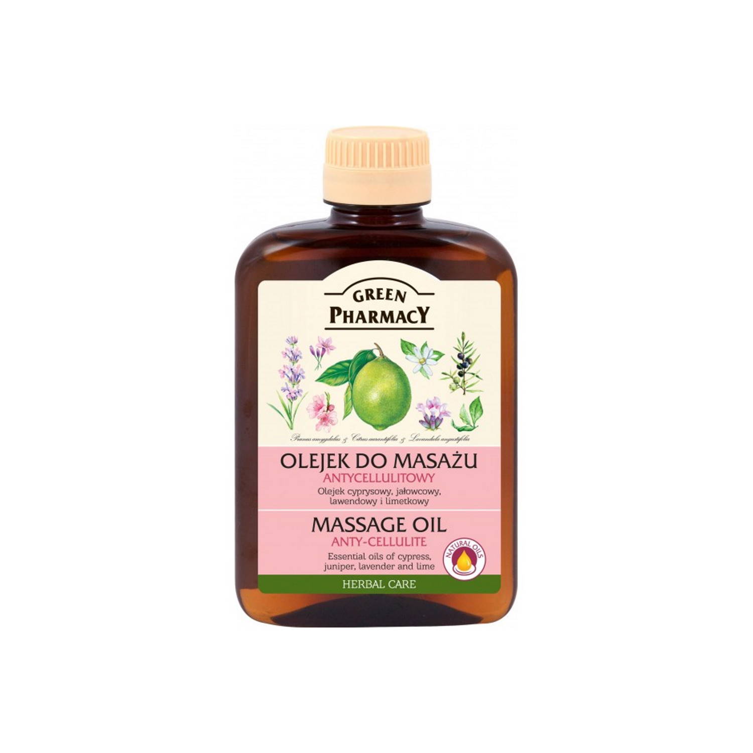 GREEN PHARMACY OLEJEK DO MASAŻU ANTYCELLULITOWY 200ML