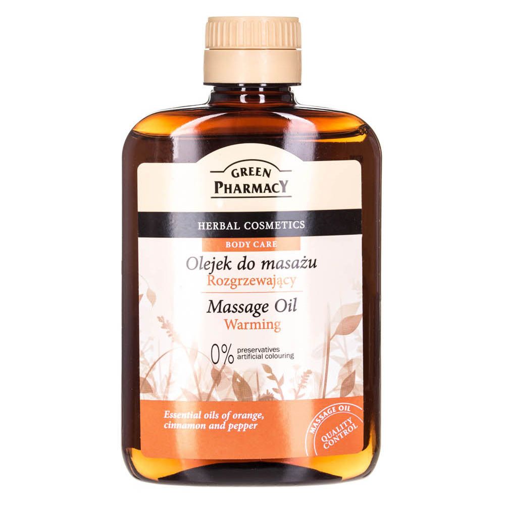 Green Pharmacy olejek do masażu rozgrzewający 200ml
