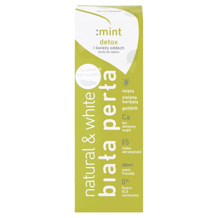 Biała Perła Mint Detox Pasta do zębów wybielająca 75 ml main product photo